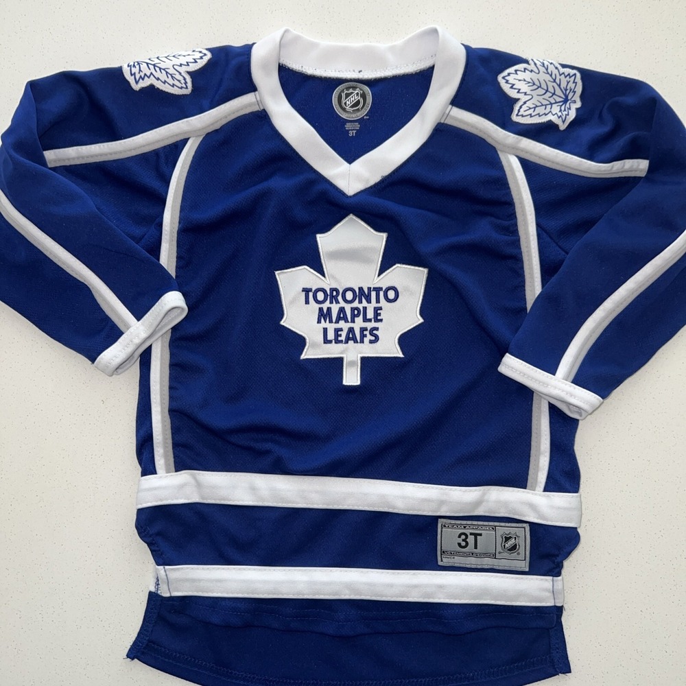 NHL Toronto Maple Leafs Toddler Jersey Blue White Size 3T Hockey Team Apparel